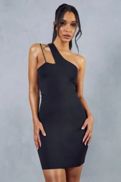 Premium Knitted Double Strap Mini Dress