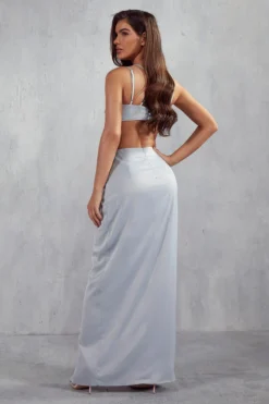 Marielle Premium Twist Front Strappy Maxi Dress -Ves Trendy Sales blue marielle premium twist front strappy maxi dress 2