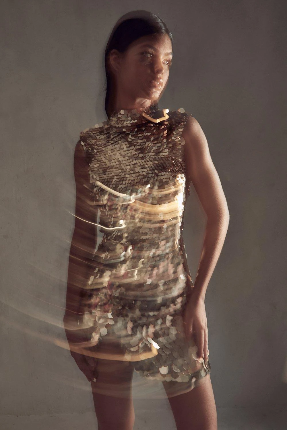 Premium Sequin Embellished Backless Mini Dress 3 Premium Sequin Embellished Backless Mini Dress - Image 3