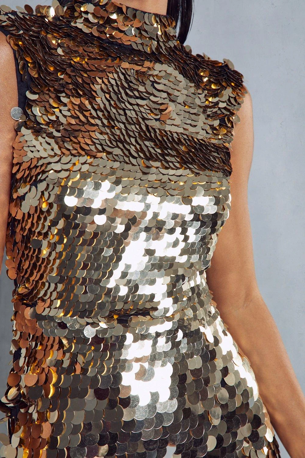Premium Sequin Embellished Backless Mini Dress 7 Premium Sequin Embellished Backless Mini Dress - Image 7