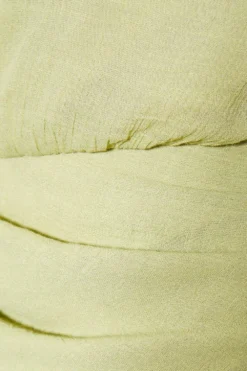 Linen Twist Asymmetric Neckline Ruched Midi Dress 10 Linen Twist Asymmetric Neckline Ruched Midi Dress -Ves Trendy Sales mint linen twist asymmetric neckline ruched midi dress 4