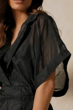 Neave Black Mesh Dress -Ves Trendy Sales neave black mesh dress 5