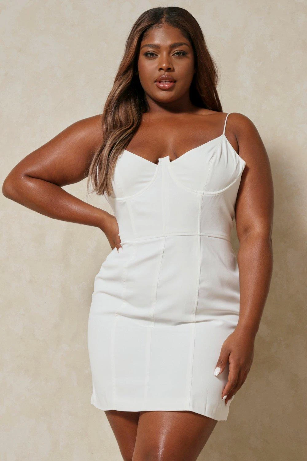 Boning Corset Bodycon Mini Dress 4 Boning Corset Bodycon Mini Dress - Image 4