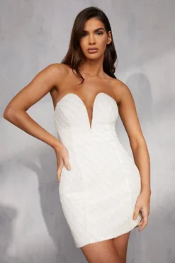 Misha Premium Embellished Mini Dress