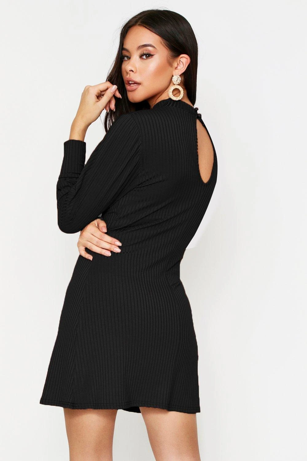 Puff Sleeve Swing Dress 2 Puff Sleeve Swing Dress - Image 2